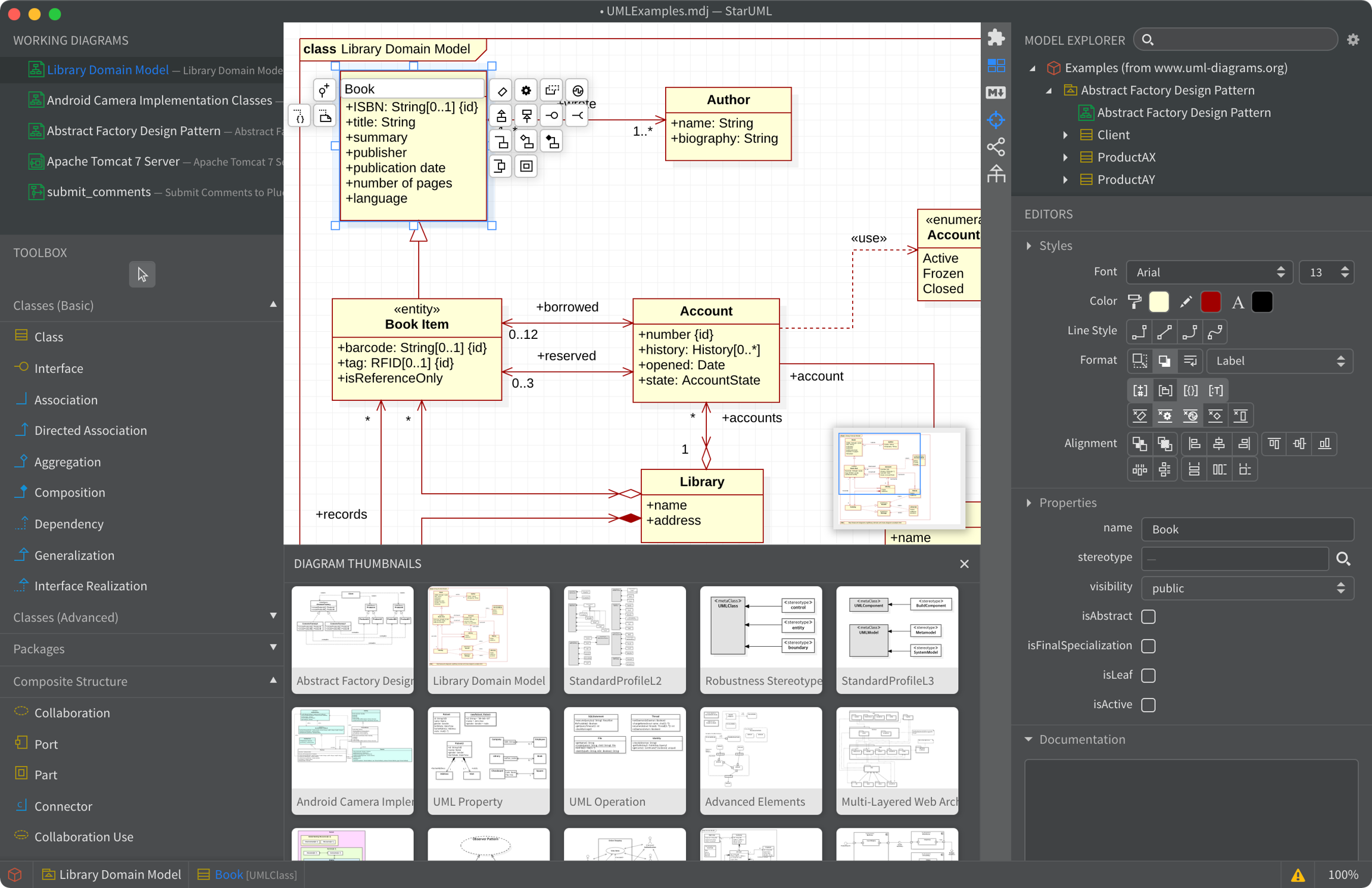 StarUML 软件界面截图